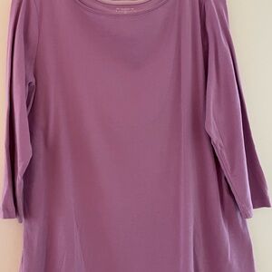 Talbots Lavender Blouse